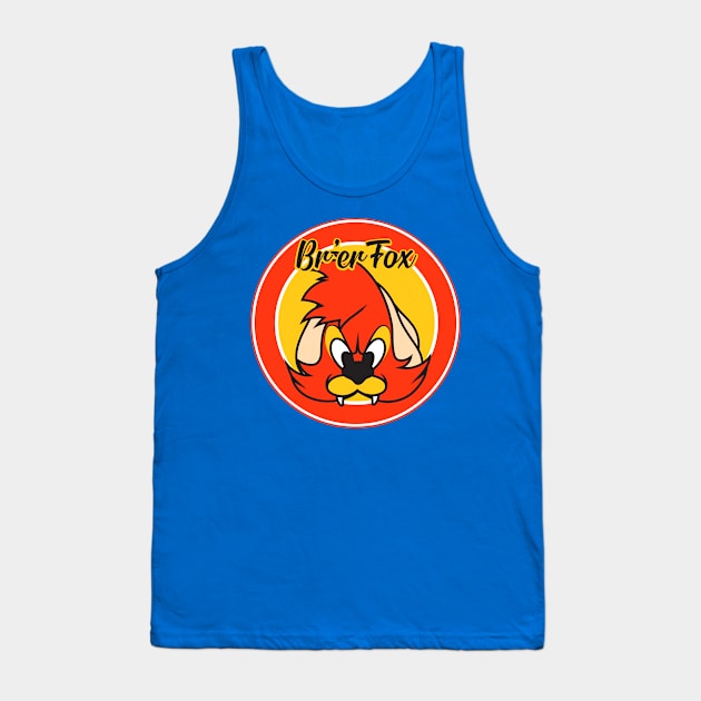 The Fox Patch Logo Tank Top by DeepDiveThreads